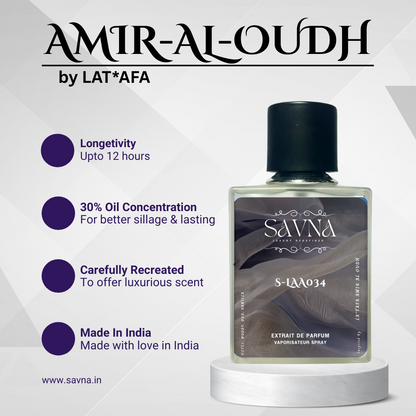 Amir Al Oud | Lat*afa | Extrait de Parfum